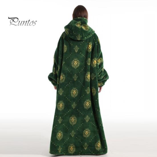 Очень длинная толстовка-одеяло для женщин и мужчин, большое мультяшное одеяло с капюшоном, теплое фланелевое одеяло с рукавами и гигантским карманом