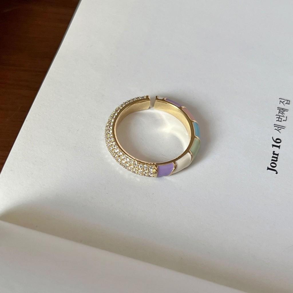 Elegant French Adjustable Style Ring For Women With Unique Geometric Design In Material Copper