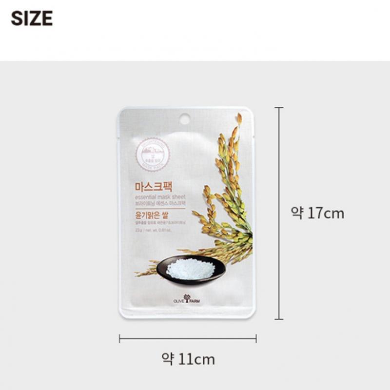 Маска-лист Daiso Essential с рисом