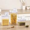 Transparent Kitchen Grain Storage Jar - Portable, Insect-Proof, Sealed, Moisture-Proof, Fresh-Keeping.