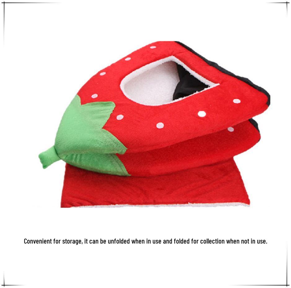 Клубничная лежанка для домашних животных для собак и кошек