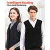 Winter Smart Wool Heating Vest Vest USB Charging Heating Whole Body Warm Cycling Skiing Heating Clothes