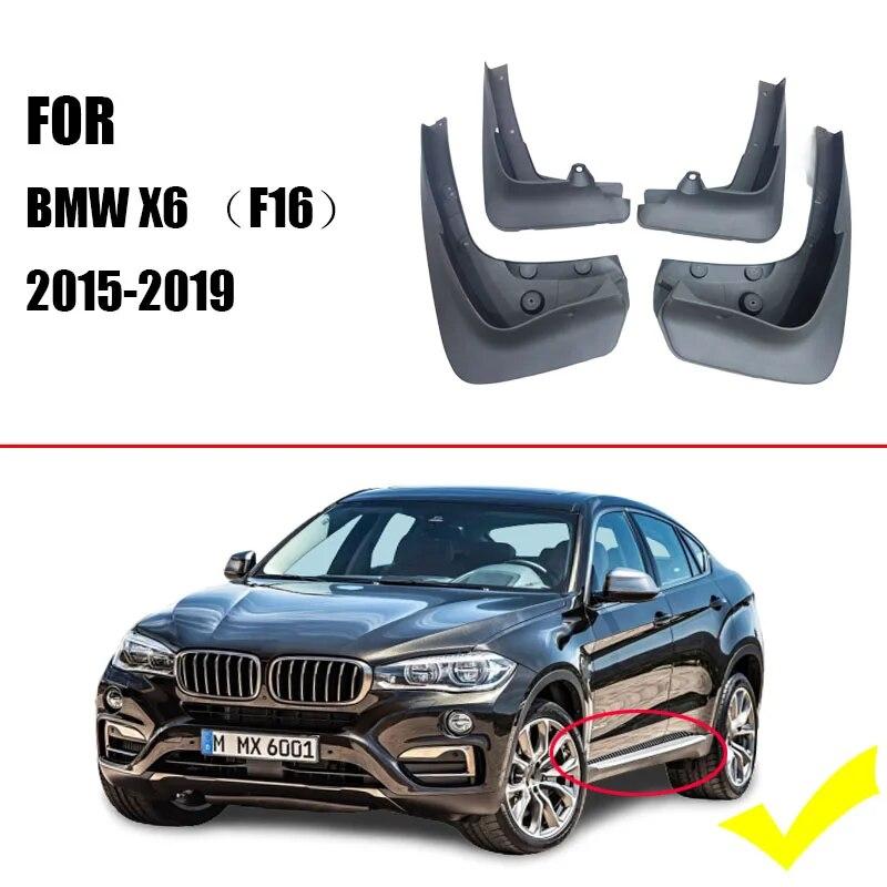 Mud Flaps for BMW X6 F16 Mudguards Fender BMW X6 Mud Flap Splash Guard Fenders Mudguard Car Accessories Front Rear 4 Pcs