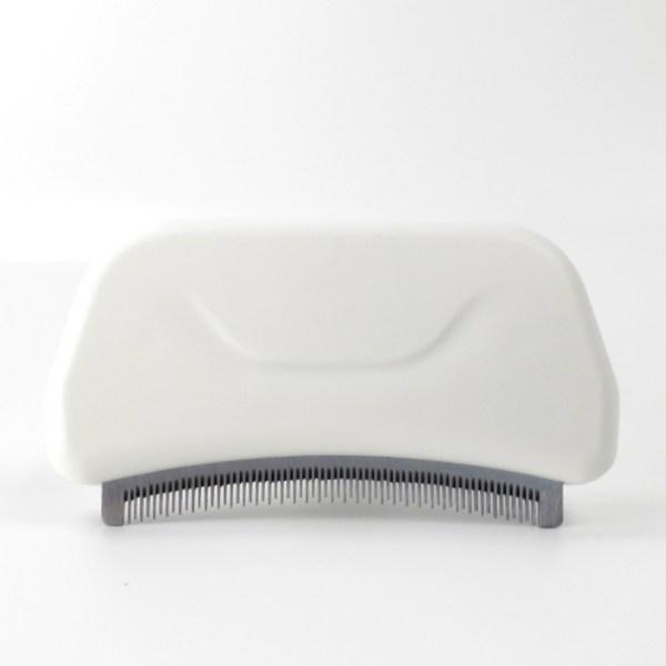 Okhee Dokhee Fluffy Cat Dead Hair Removal Brush Long and Short Hair Common 9.5 X 15.6 Cm, White, 1 Piece, Korean Pet Shampoo