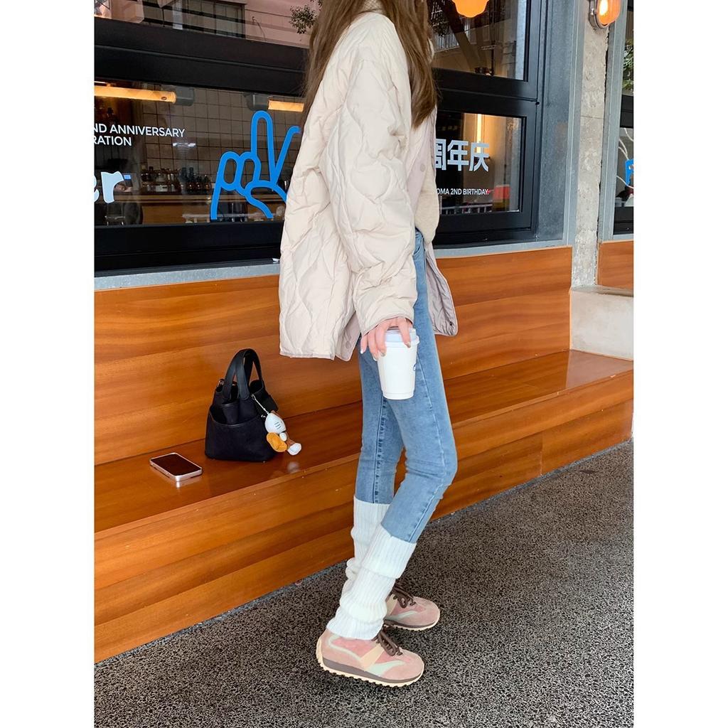 Виноград mother studiolee~ 2025 новая осень и зима контрастный цвет шнуровка бархатные спортивные тренировочные туфли женский тренд