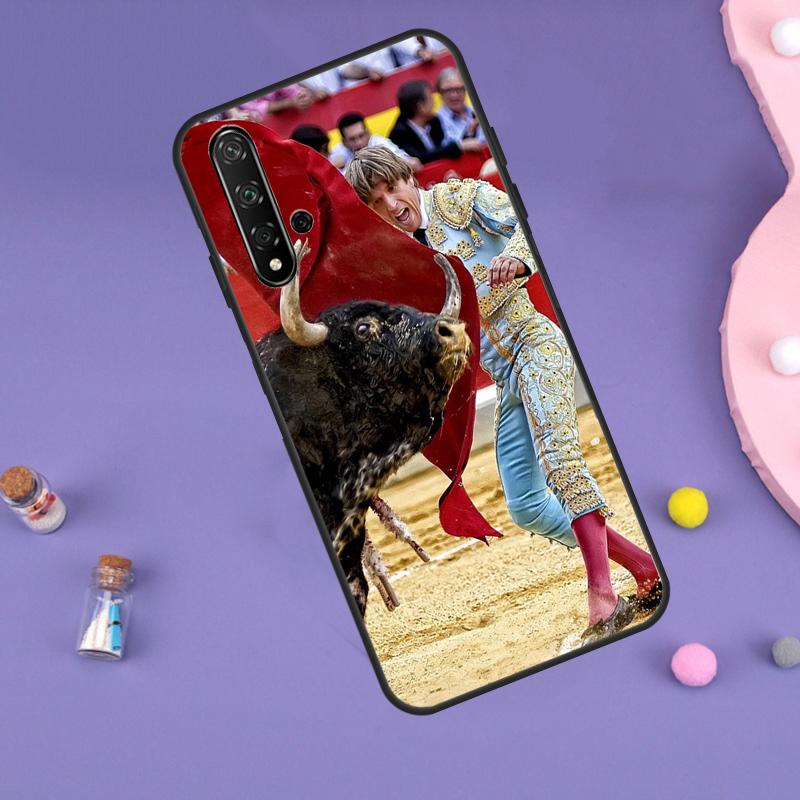 Чехол Бой быков Матадор Для Huawei P30 P20 P40 Lite Nova 5T 11i 8i 3i 9 10 SE 11 Pro Y90 Y70 Y61 Y60 Y91
