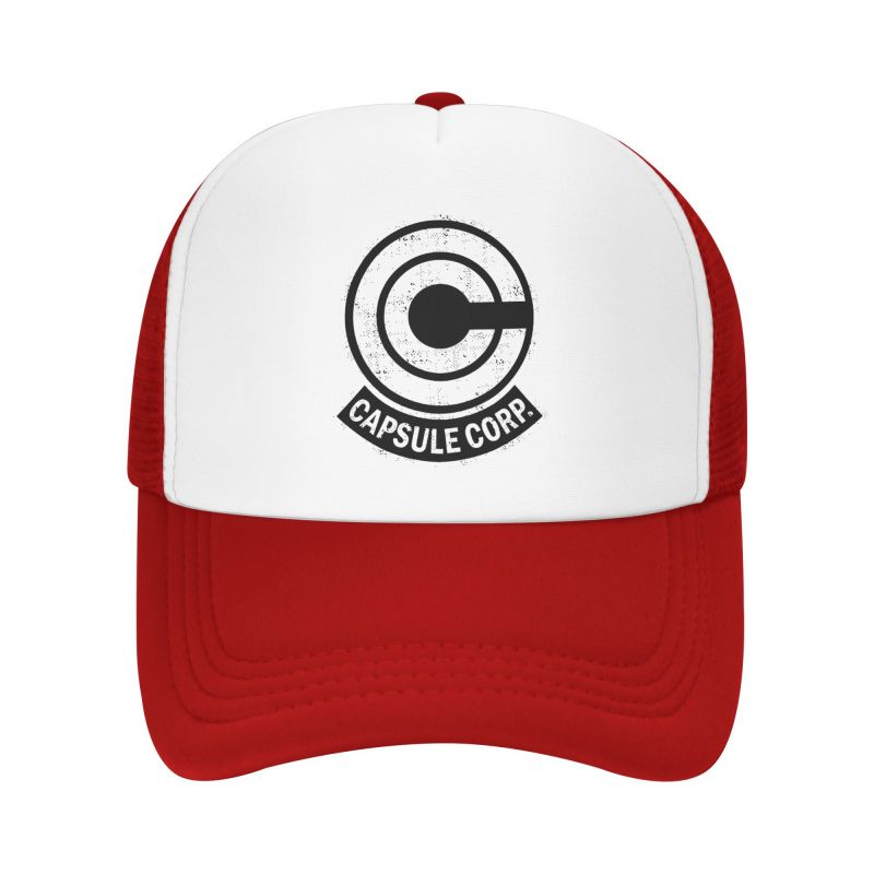 Сетчатая бейсболка Capsule Corp Унисекс Хип-хоп Snapback Кепки Летняя Дышащая Кепка-козырек Аниме DBZ Тракер Регулируемые Кепки