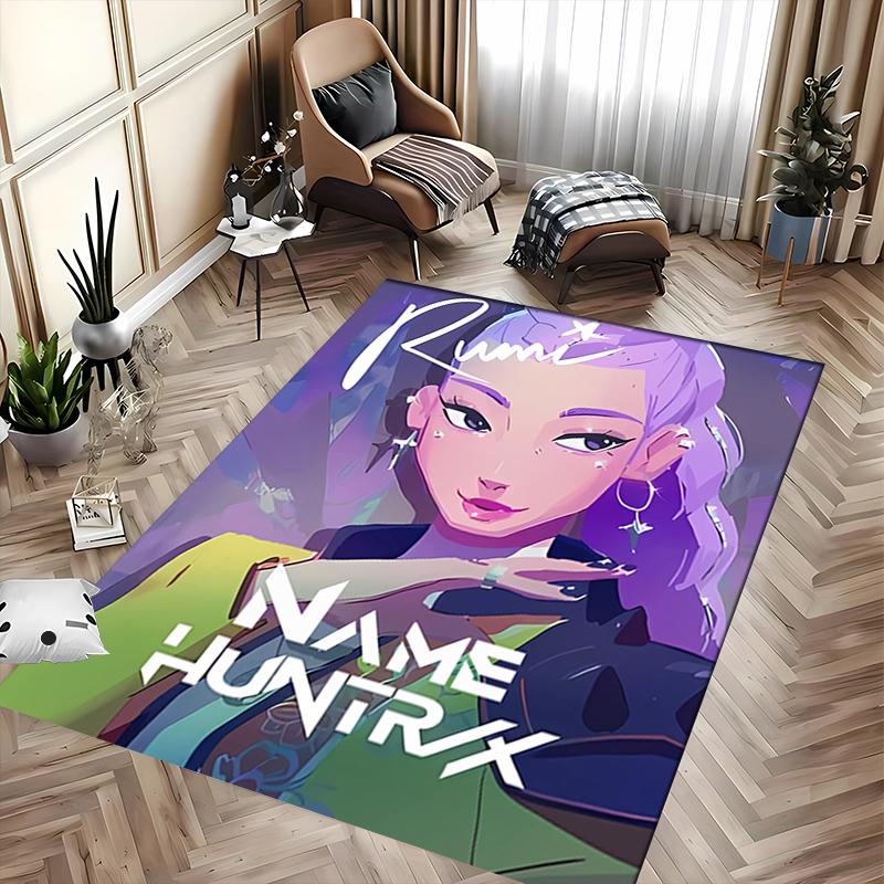 Custom personalization Kpop Demon Hunters Area Rug - Perfect For Kitchen, Bathroom,Laundry Room Decor Large Size Available,Gift All Seasons