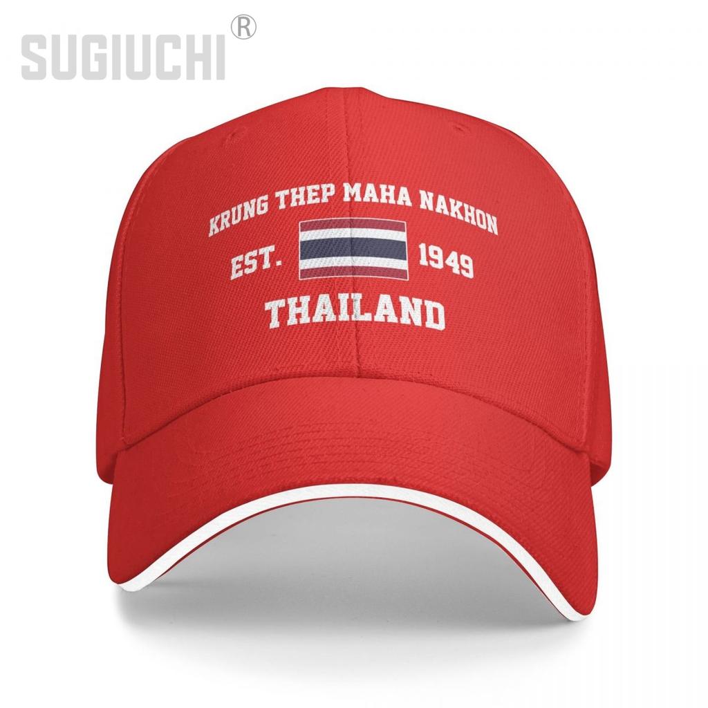 Бейсболка Таиланд EST.1949 Krung Thep Maha Nakhon Capital Unisex WoUnisex Unisex Хип-хоп Сэндвич-кепки Snapback Кепка для гольфа Рыбалка