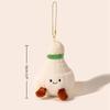 Creative Badminton Keychain Furry Cute Plush Doll Fun Toys Soft Bag Decor Pendant Friends Gifts