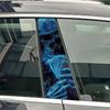 Дьявол Скелет Самурай Череп Голова Автомобиль Стойка B Наклейка Водонепроницаемая Центральная Колонна Покрытие Царапины Защита от Солнца Автоаксессуары