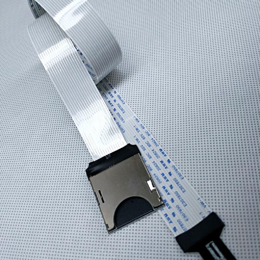 1 X Micro SD Card Extension Cable TF To SD Adapter TF2SD Flexible Extender 48cm