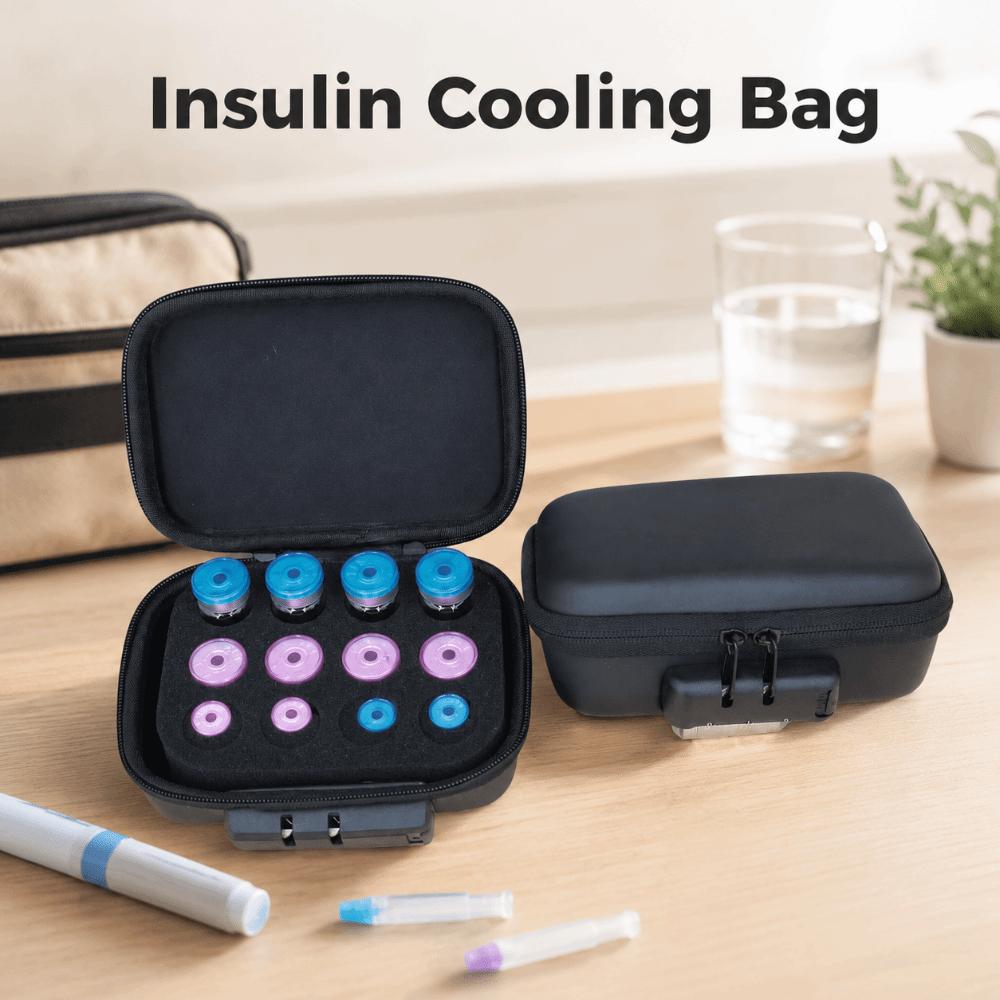 Waterproof Insulin Vial Storage Case 3-10ml Essential Oils Carrying Box for Home