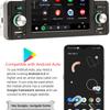 1 Din 5'' Car Radio Multimedia MP5 Player Compatible with Carplay Android Auto