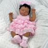 BZDOLL 48 СМ 19 дюймов Спящий Реборн Кукла-младенец Игрушка для девочки Реалистичные виниловые конечности Тканевое тело куклы Ручная работа Подарок на день рождения Игрушка для игры в домик