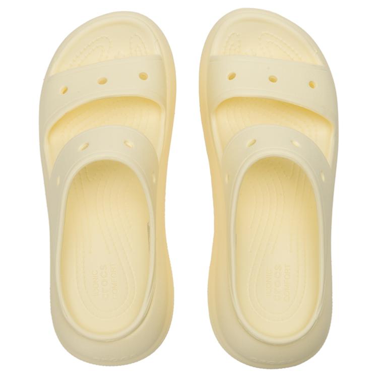 Crocs Шлепанцы женские светло-желтые