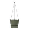 Hanging Flower Pot Greenville - Ø 23.9 X H 20.3 Cm - Outdoor - Leaf Green