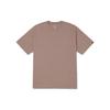 Solid Color Micro Logo Embroidered Straight Cut Short Sleeve T-Shirt Men Tops Camel VN000FRMCGM