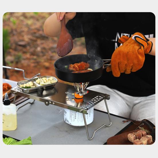 Нагреватель, регулируемая интенсивность пламени, коррозионностойкая, нержавеющая, легкая складная уличная печь для пикника