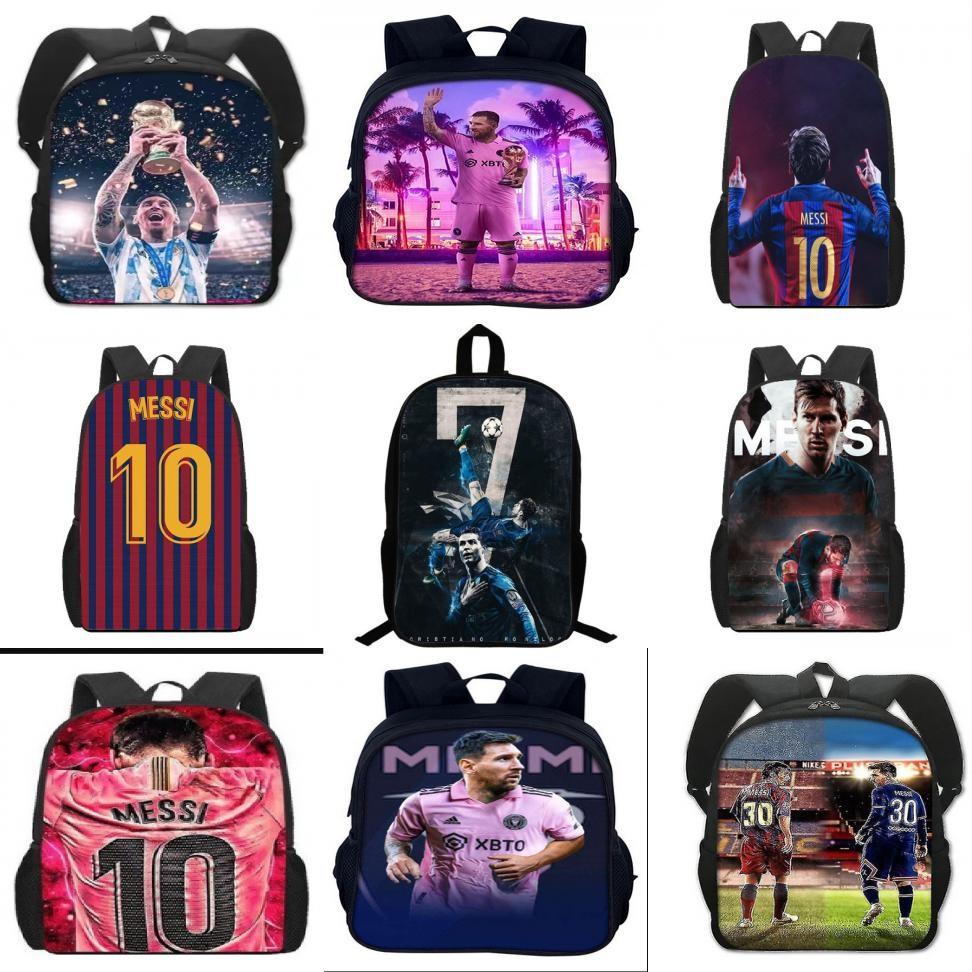 Детский школьный рюкзак Месси из дышащей ткани Оксфорд для учеников начальной школы