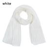 Fashion Outdoor Winter Warm Long Scarves Knitted Scarf Solid Color Vintage