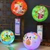 Portable Handheld Paper Lamp Traditional LED Lantern Toys Antique Lantern  Family Activity