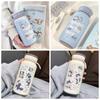 Large Capacity Cute Cat Thermos Cup Stainless Steel Cute Cat Thermos Bottle  Children