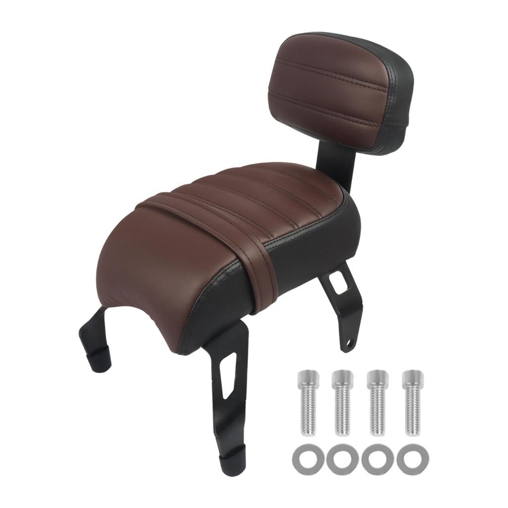 Заднее пассажирское сиденье мотоцикла со спинкой, простая установка запасной части, удобные аксессуары, прямая замена подушки сиденья