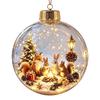 Transparent Christmas Ball Ornament Lightweight Holiday Tree Decor  Holiday Party
