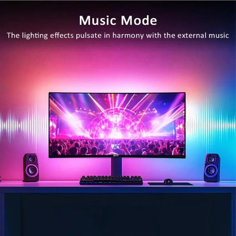 Умный ambient PC дисплей синхронизация музыки компьютерный монитор подсветка светодиодная лента RGB цвет DIY игра праздник атмосфера декоративная лампа