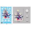 Christmas Window Clings Removable Self Adhesive Vivid Xmas Snowman Patterns for Home Family Holiday Party Decor