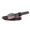 Classic Leather Belt With Alloy Buckle And Slim Design For Women Casual Dresses