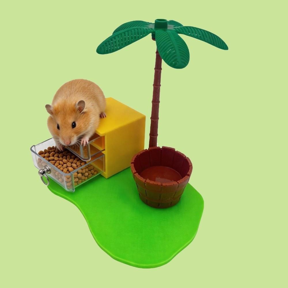 Puzzle Toy Hamster Food Box Wear-resistant Small Pet Feeder Hamster Foraging Toys Small Pet Birds