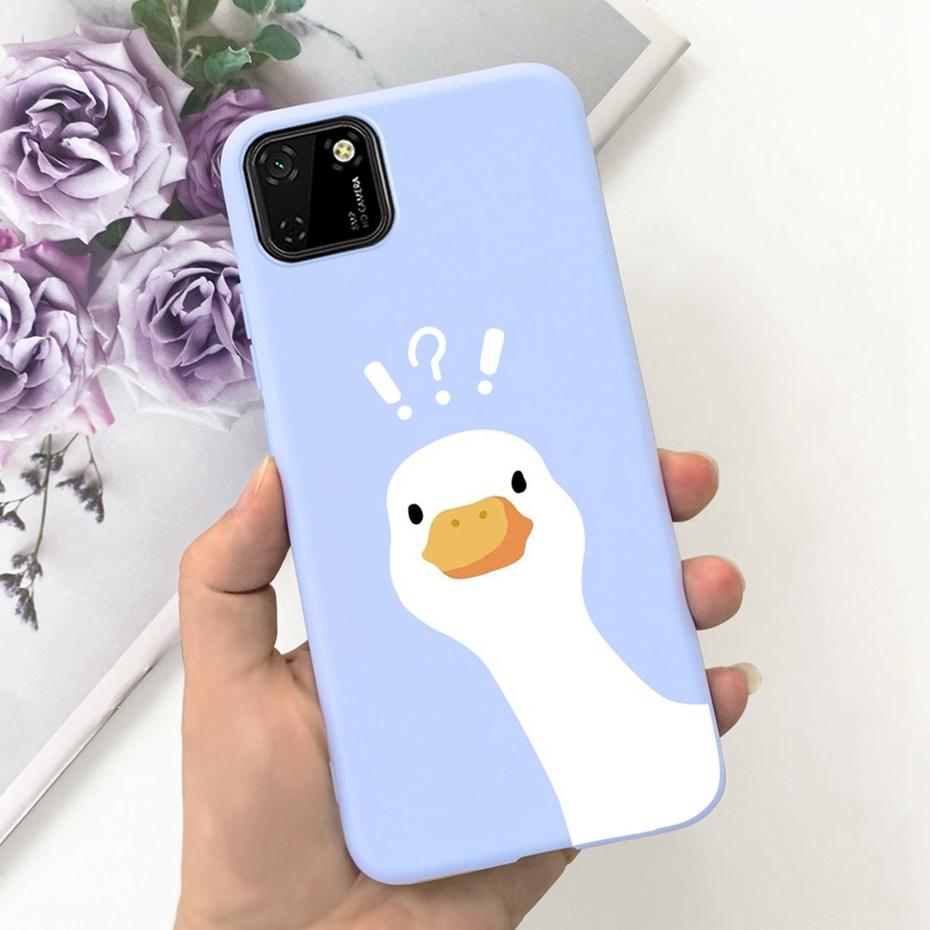 Case For Huawei Y5p Cute Animal Cartoon Candy Color Soft Silicone TPU Phone Bumper For Huawei Y5P 2020 Y 5P DRA-LX9 Back Cover