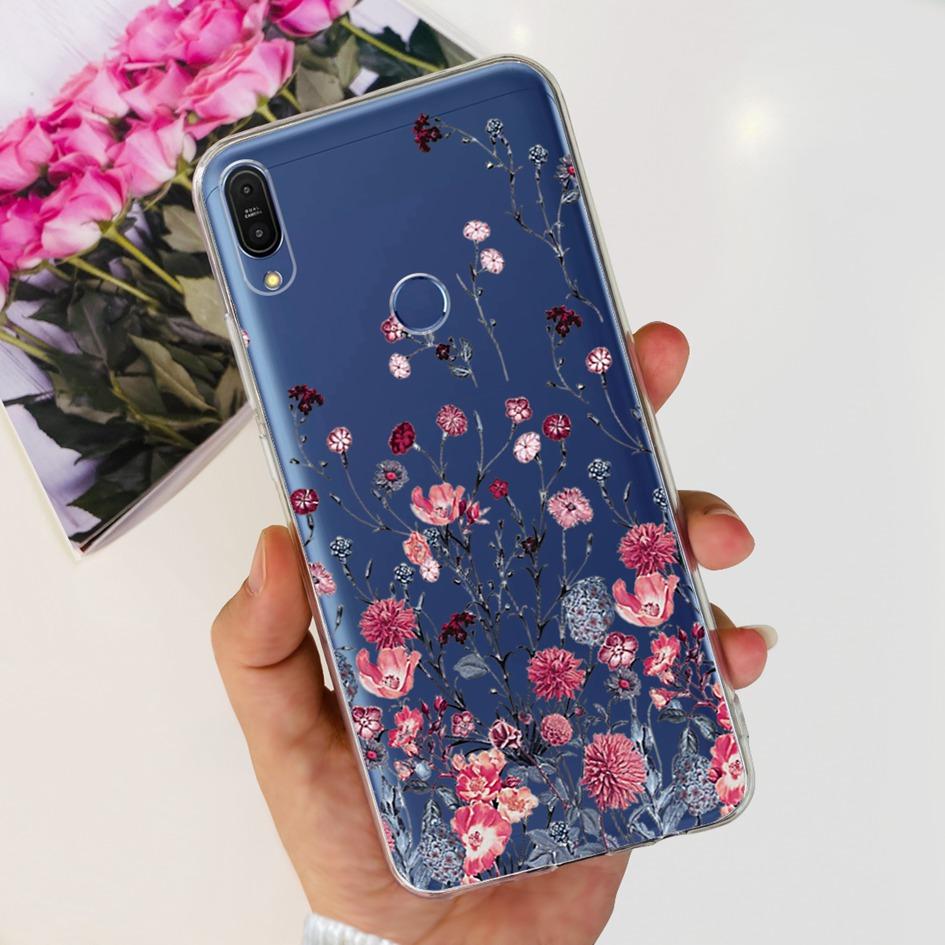 Чехол 5.99" для Asus Zenfone Max Pro (М1) ZB601KL ZB602K Чехол X00TDB Модный узор Прозрачный Мягкий Силикон Fundas Задняя крышка телефона