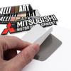 For Mitsubishi Ralliart Lancer 10 9 EX Outlander ASX L200 3D Aluminum Car Stickers Emblem Body Rear Trunk Tail Decal Accessories