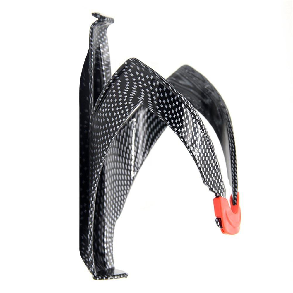 Bicycle Bottle Cage Carbon Fiber Pattern Plastic Bike Bottle Holder Bike Cup Support for Road Mountain Bikes Bicycle Accessories