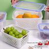 3 In 1 Fruit Storage Containers For Fridges Space-Saving Health Meal Preps Routine