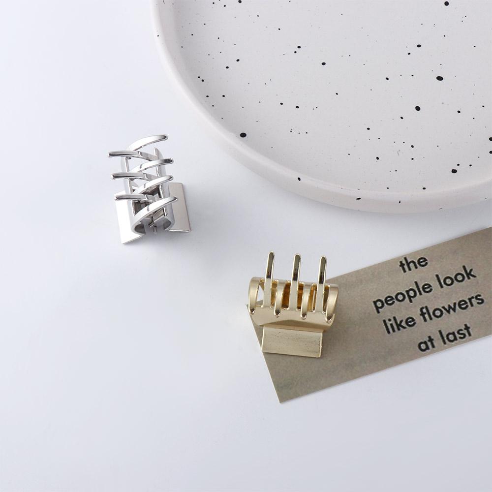 Sweet Girls All-match Zinc Zinc Alloy Korean Hair Clip Hair Accessories Grasping Clip Metal Hair Claw