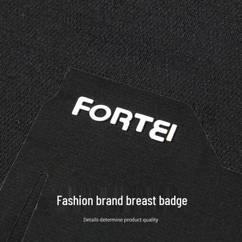 Мужская футболка с коротким рукавом FORTEI из смесовой ткани с хлопком из Синьцзяна