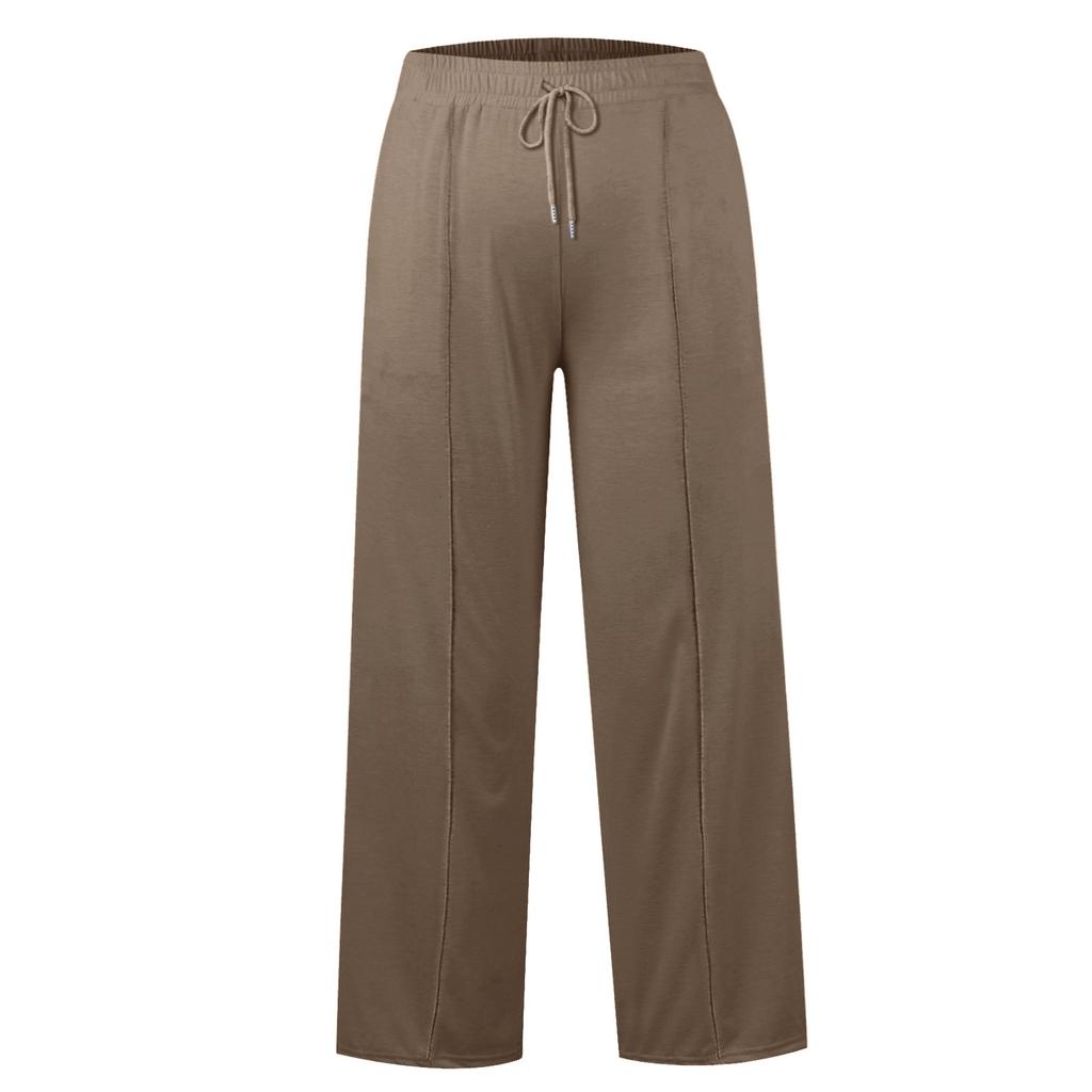 Женские широкие спортивные штаны с высокой талией, повседневные брюки для занятий йогой