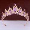 Свадебная корона головной убор роскошная королева повязка на голову свадебный сплав стразы аксессуар для волос корона