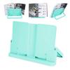 Tihoo Portable Reading Stand, Desktop Book Stand, Convenient for Kitchen, Study, Sheet Music, Cookbooks, Textbooks, Novels, ABS Material, Mint,