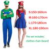 Аниме Косплей Костюм Super Mario Bros Марио Луиджи Костюм Комбинезон Шляпа Борода Наборы Костюмы Для Хэллоуина Вечеринки Ролевых Игр Для Унисекс