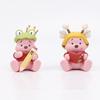 Cute The Pooh Food Series Piglet Ears Pvc Model Figure Cake Decoration Blind Box Toy