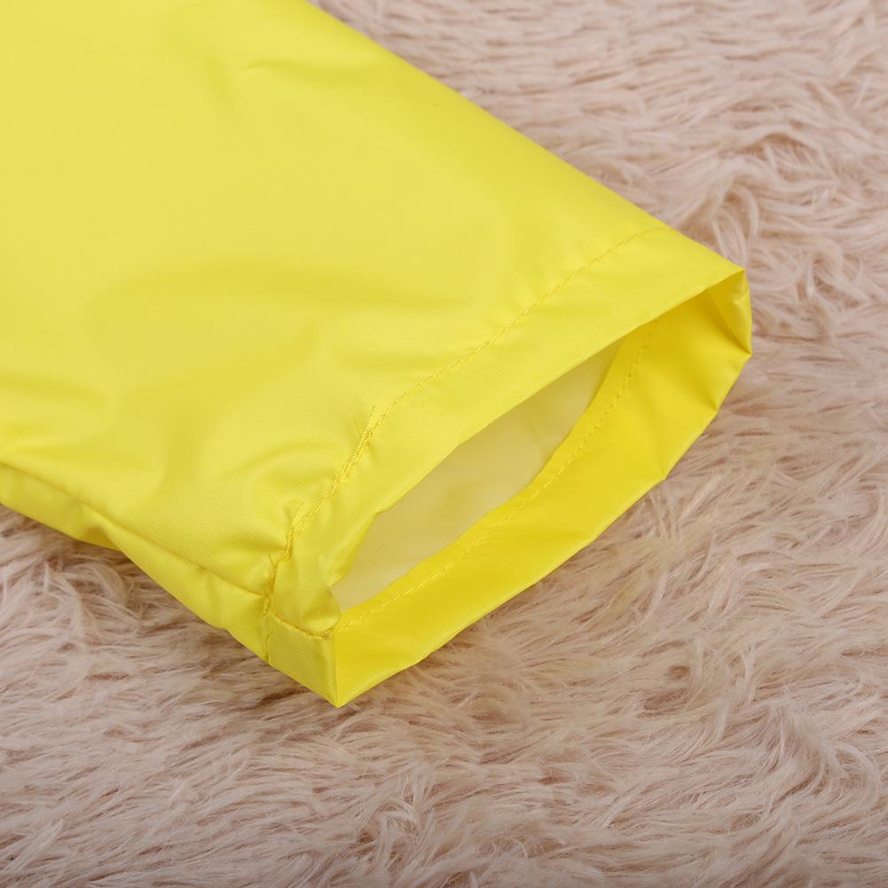 Милый плащ-дождевик из ПВХ с рисунком динозавра для детей, для мальчика и девочки, мультяшный дождевик, желтый, L