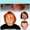 Childs Play Halloween Latex Mask With Blood Effect For Horror Party Cosplay