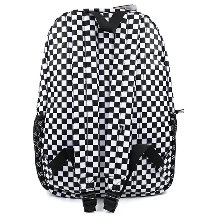 Vans Полиэстеровый рюкзак Regular Унисекс Черно-белый VN000GRXDWW