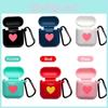 Love Heart Protective Bag Cover For Airpods Made Of Soft Skin-friendly Silicone