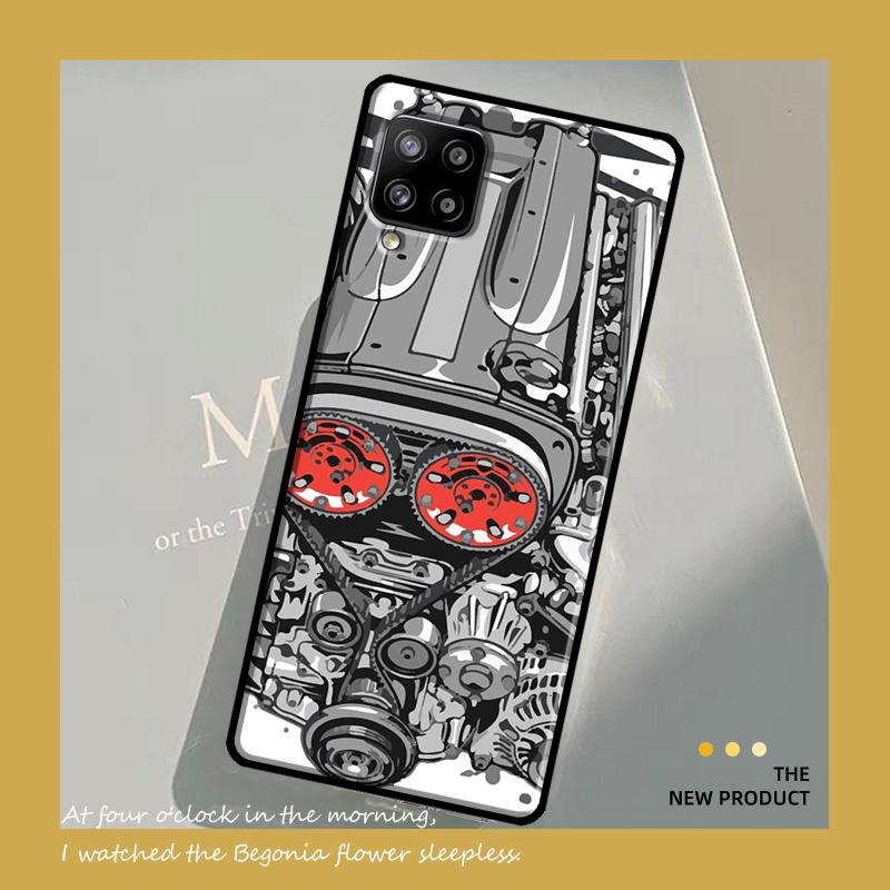 JDM автомобильный чехол с двигателем RB26 для Samsung Galaxy A54 A34 A13 A23 A33 A53 A73 A12 A22 A32 A52 A51 A71 A14, чехол